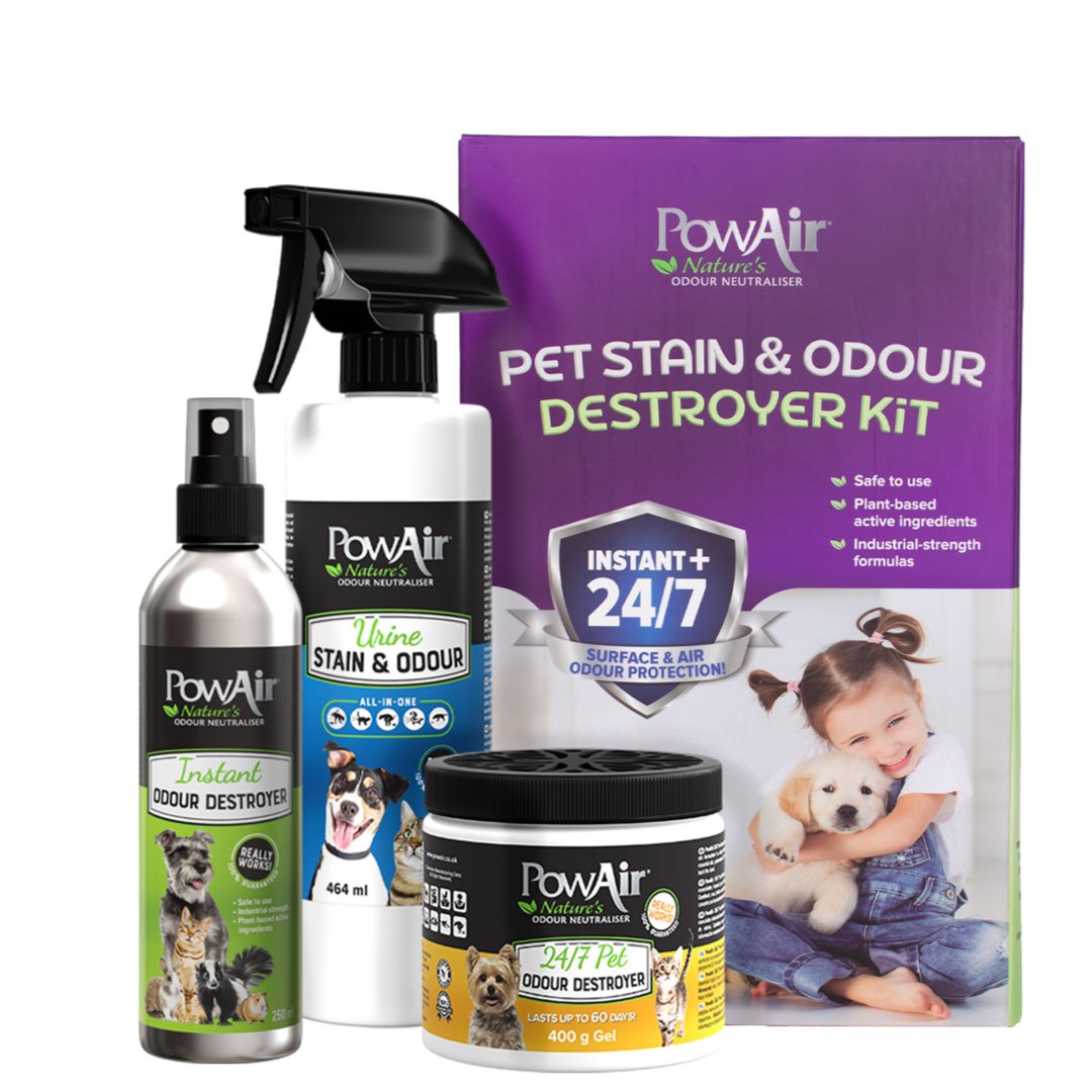 PowAir Pet Stain & Odour Kit – Flecken- und Geruchsentferner Set