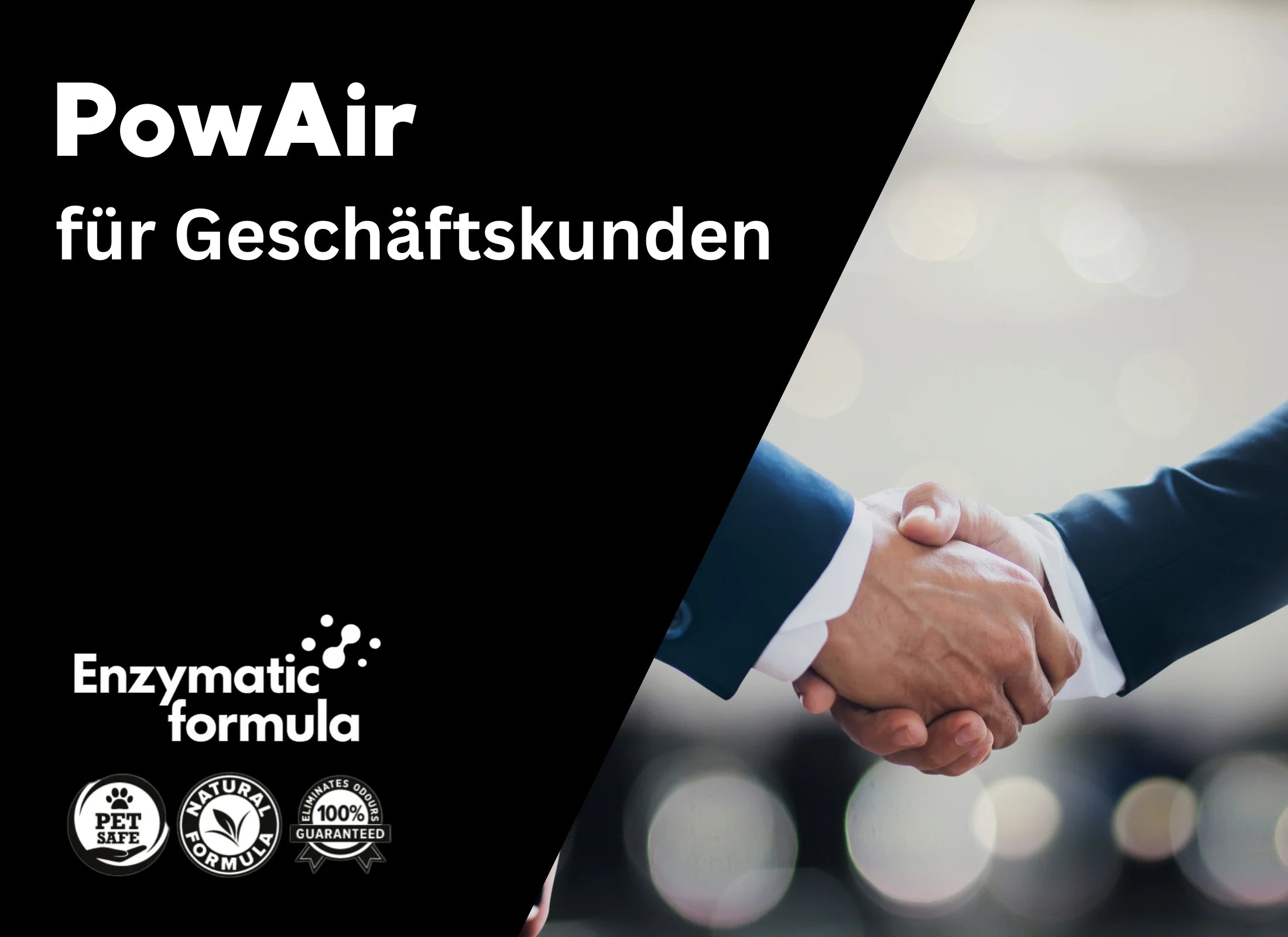 PowAir enzymatische Geruchsbeseitigung für Geschäftskunden