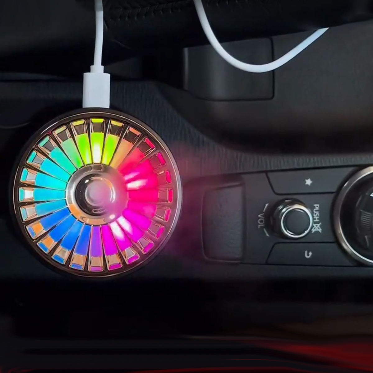 PowAir AutoMist Diffuser weiß – Geruchsneutralisierer für Auto, Zuhause & Büro