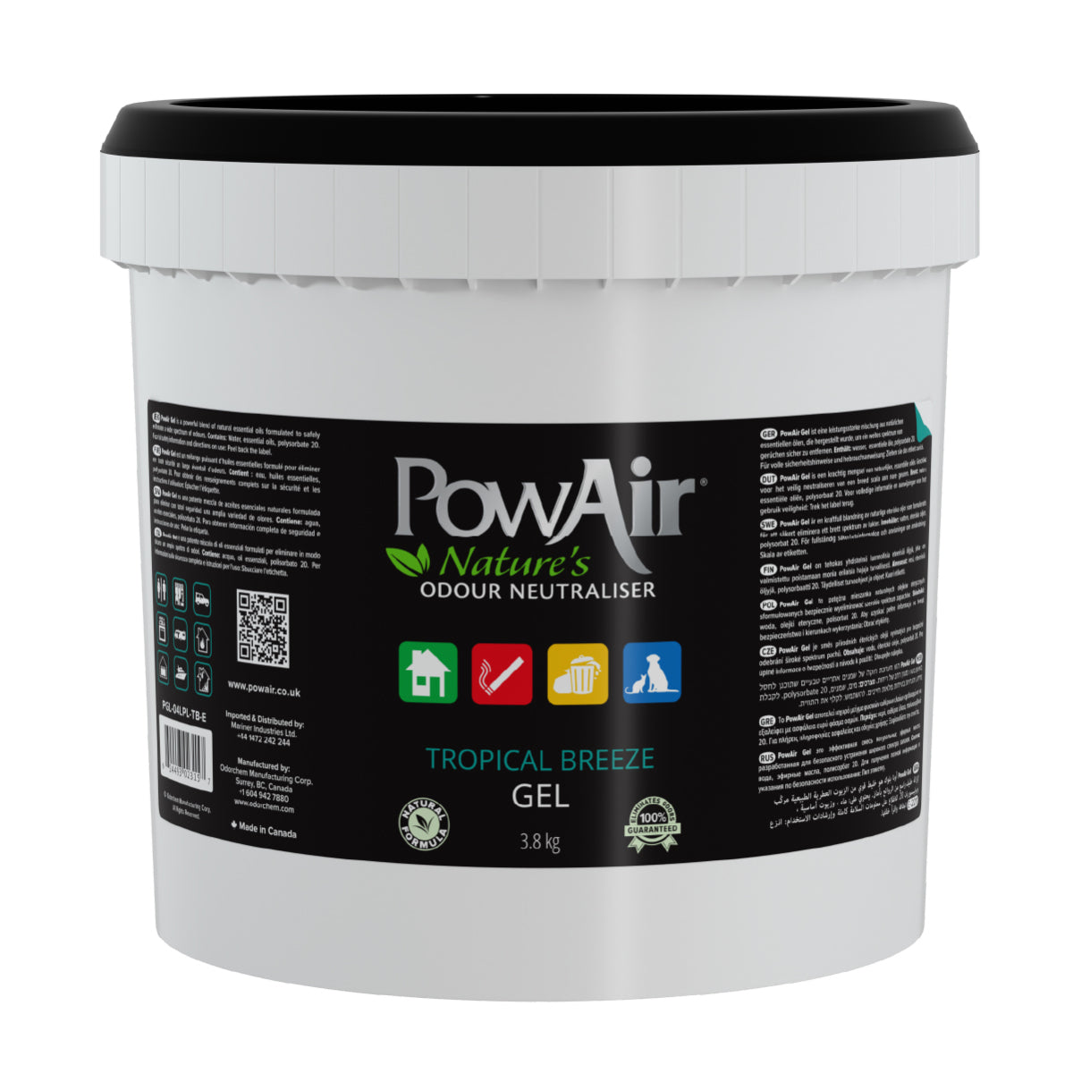 PowAir Geruchskiller Gel – Tropical Breeze