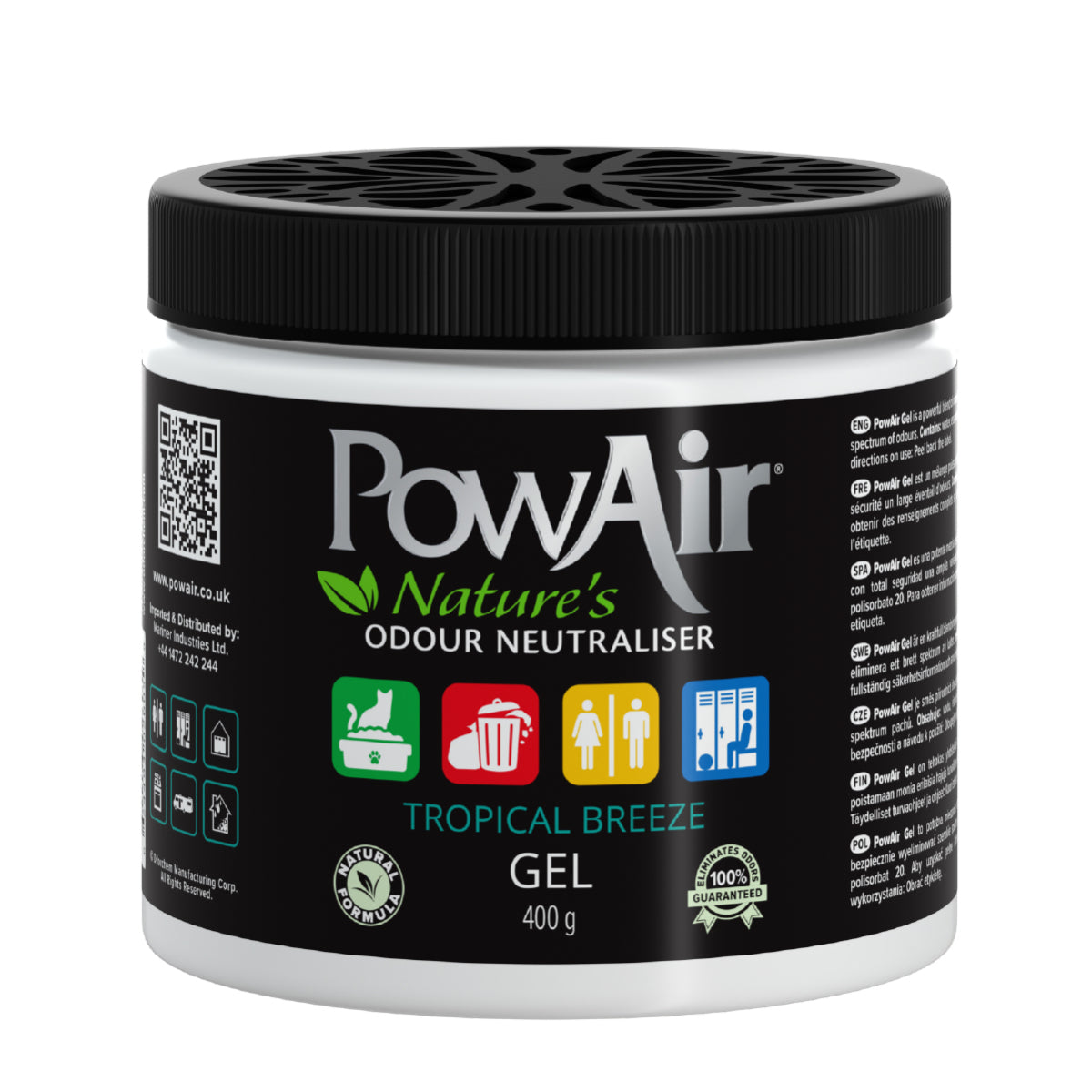 PowAir Geruchskiller Gel – Tropical Breeze