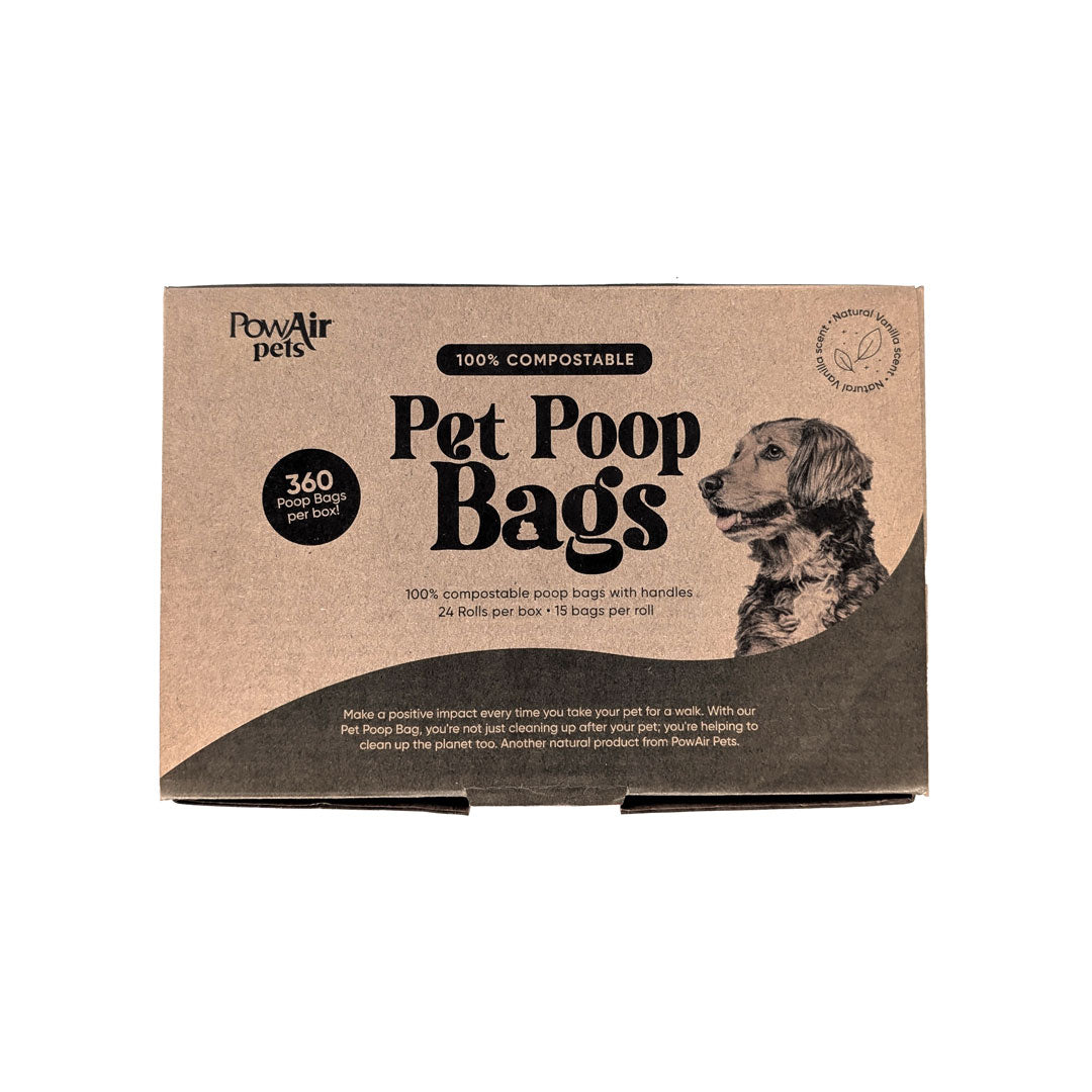 Pet Poop Bags – 100% kompostierbare Hundekotbeutel (360 Stück)