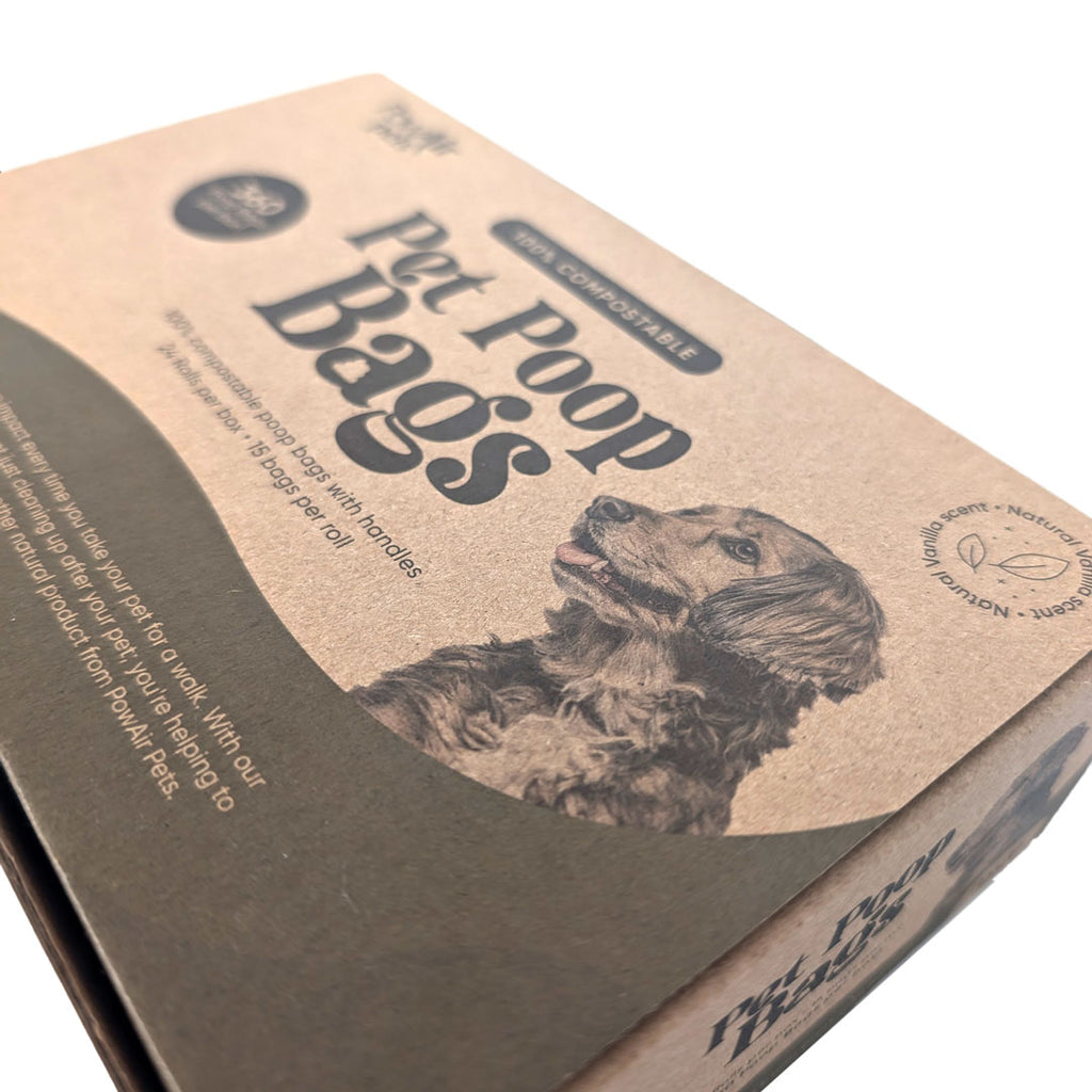 Pet Poop Bags – 100% kompostierbare Hundekotbeutel (360 Stück)