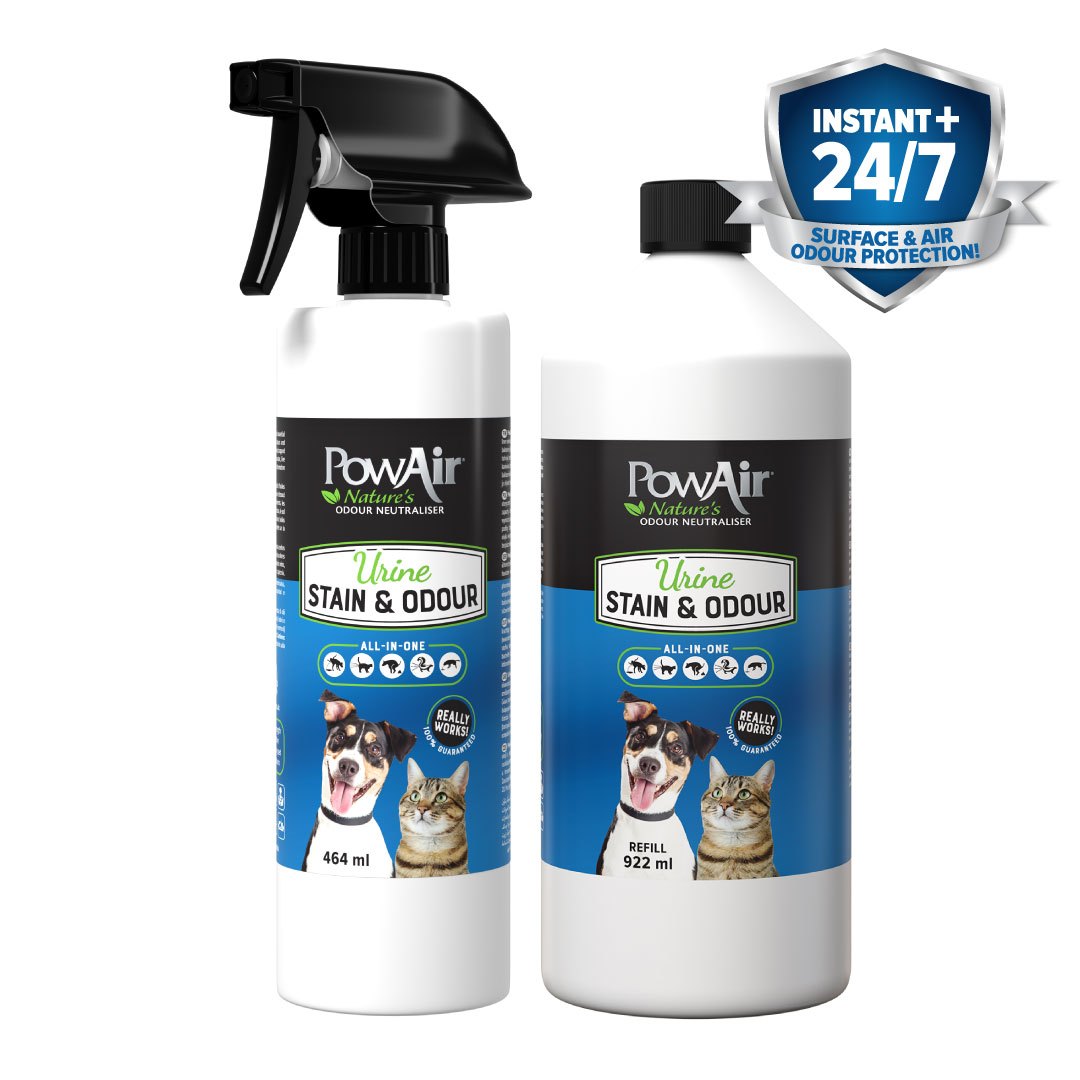 PowAir Urine & Odour – Komplettset Spray + Refill
