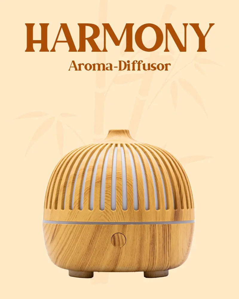 Harmony Aroma-Diffusor in Holzoptik; zur Produktübersicht unserer Aroma-Diffusoren