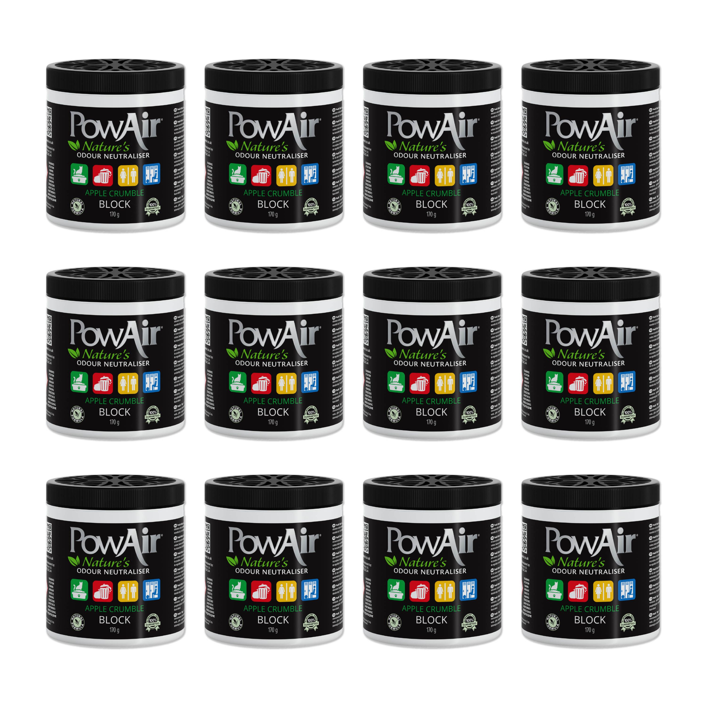 PowAir Block Apple Crumble – Duftblock gegen Gerüche 170 g