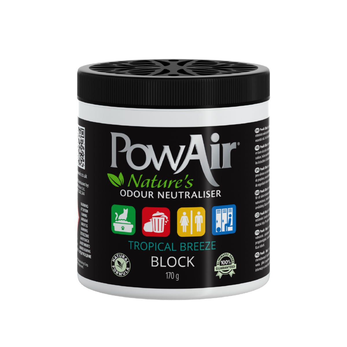 PowAir Block Tropical Breeze – Geruchsblock für kleine Räume 170 g