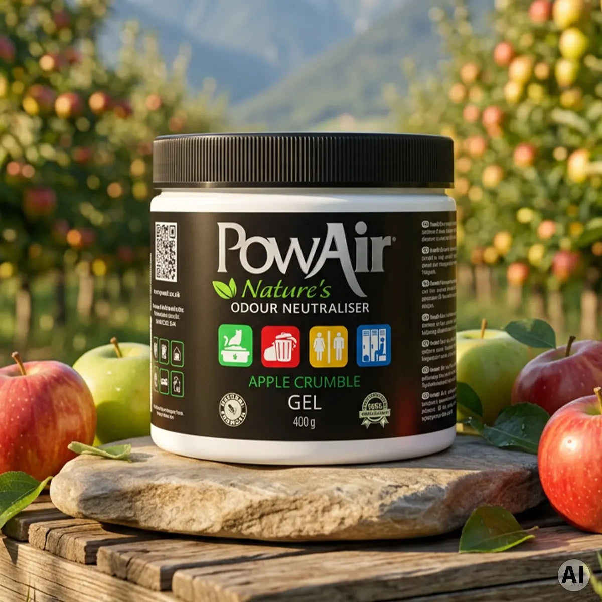 PowAir Geruchskiller Gel – Apple Crumble