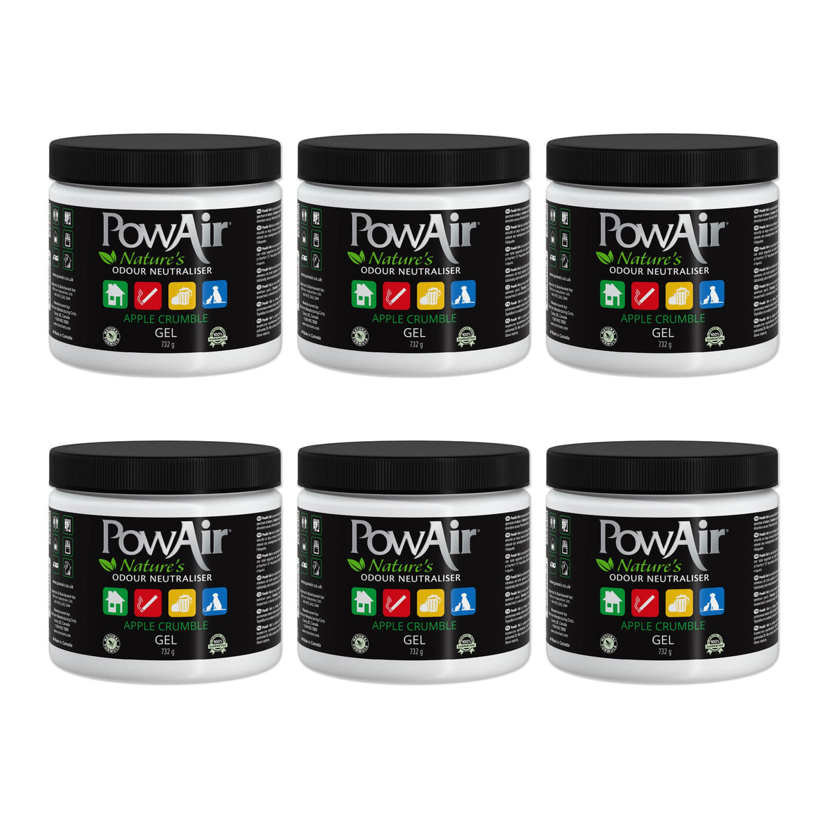 🎁 PowAir Geruchskiller Gel – Apple Crumble (100% off)
