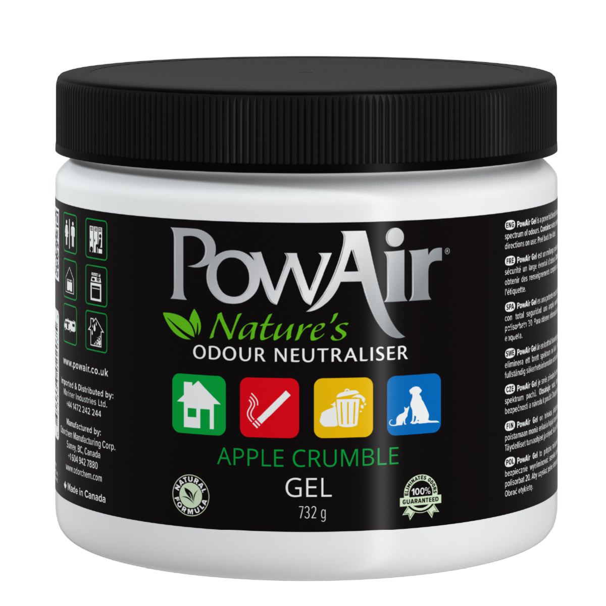 🎁 PowAir Geruchskiller Gel – Apple Crumble (100% off)