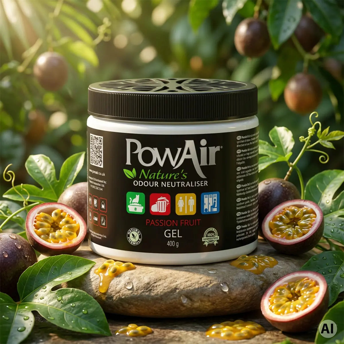 PowAir Geruchskiller Gel – Passion Fruit