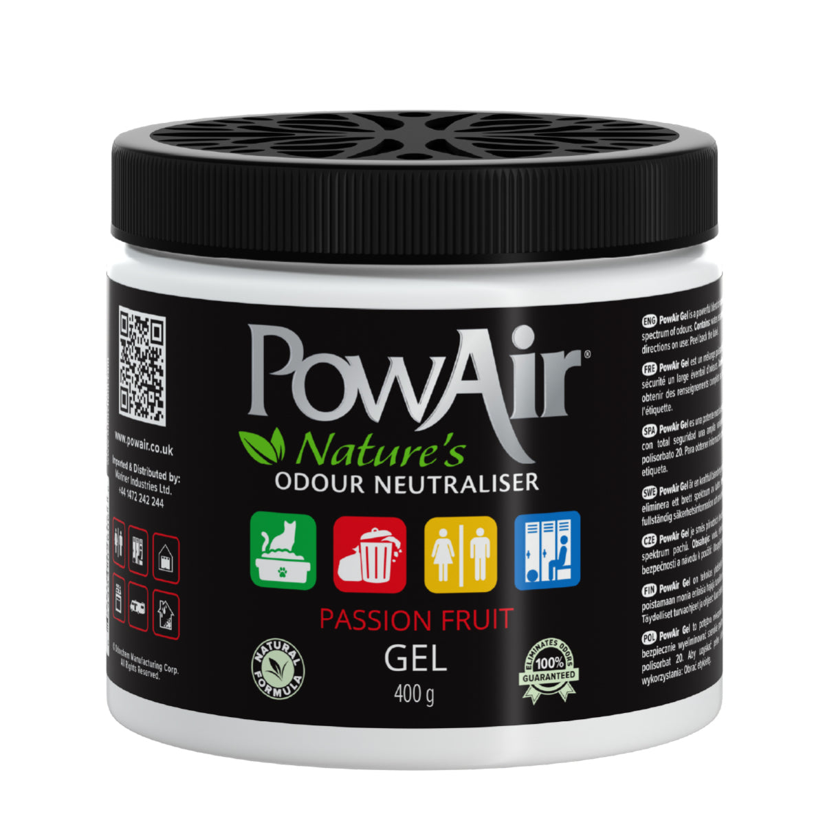 PowAir Geruchskiller Gel – Passion Fruit