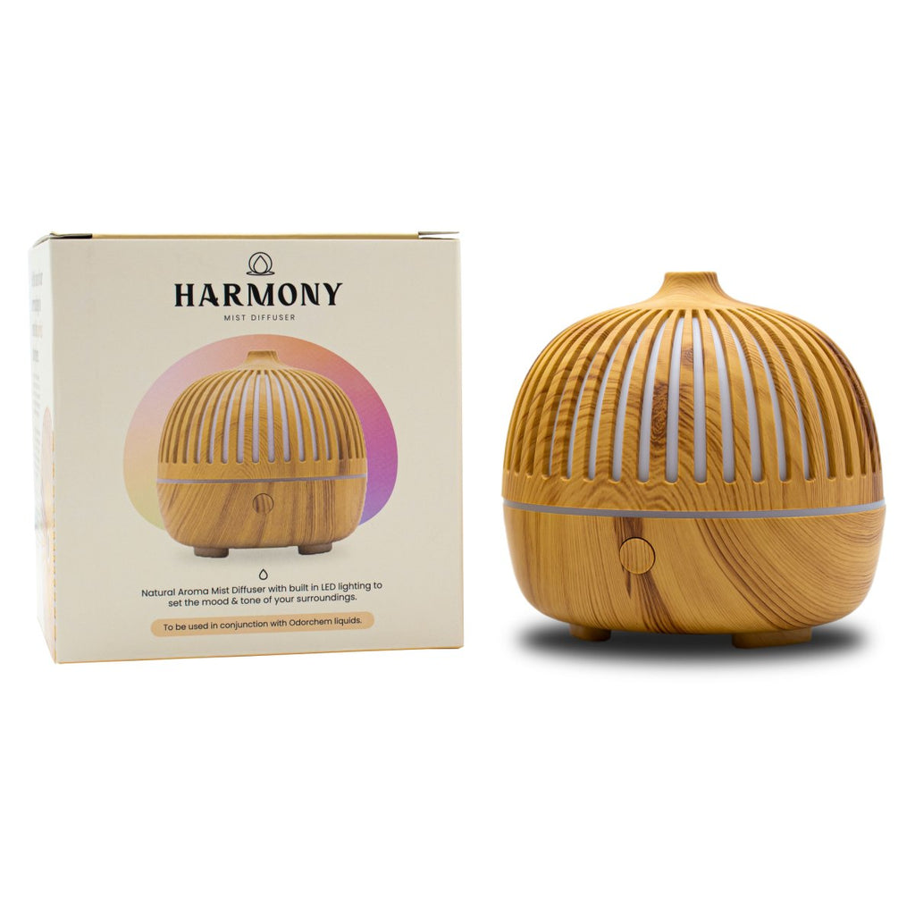 PowAir Harmony Mist Diffuser – Geruchsneutralisierender Aroma-Diffuser mit LED-Licht