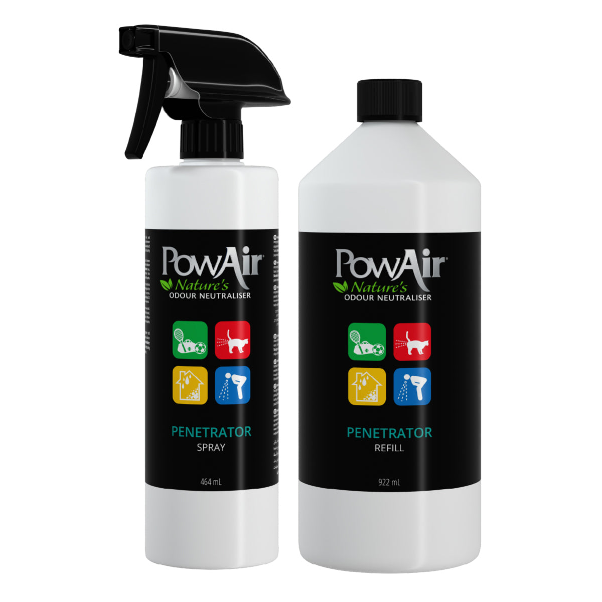 [BUNDLE] PowAir Penetrator Spray & Nachfüllflasche – Tiefenreiniger 464 ml