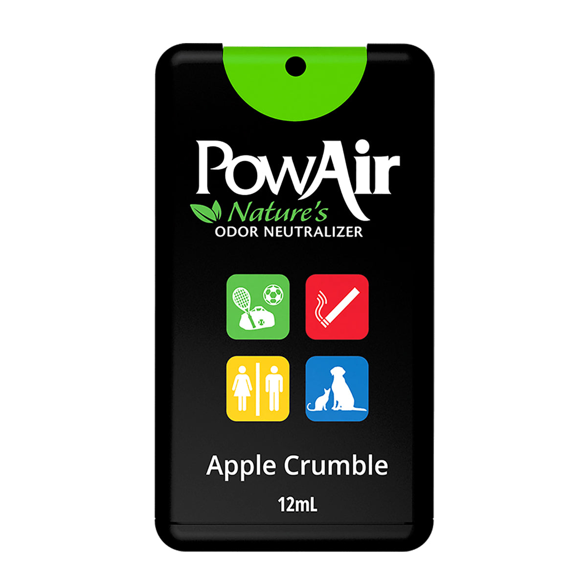 PowAir Spray Card Apple Crumble – Kompakter Geruchsentferner für unterwegs 12 ml