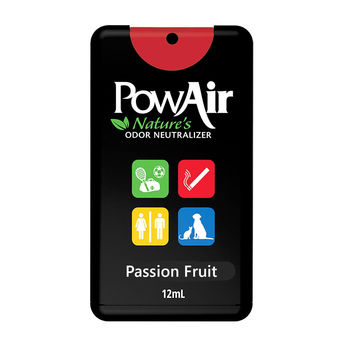 PowAir Spray Card Passion Fruit – Kompakter Geruchsentferner für unterwegs 12 ml