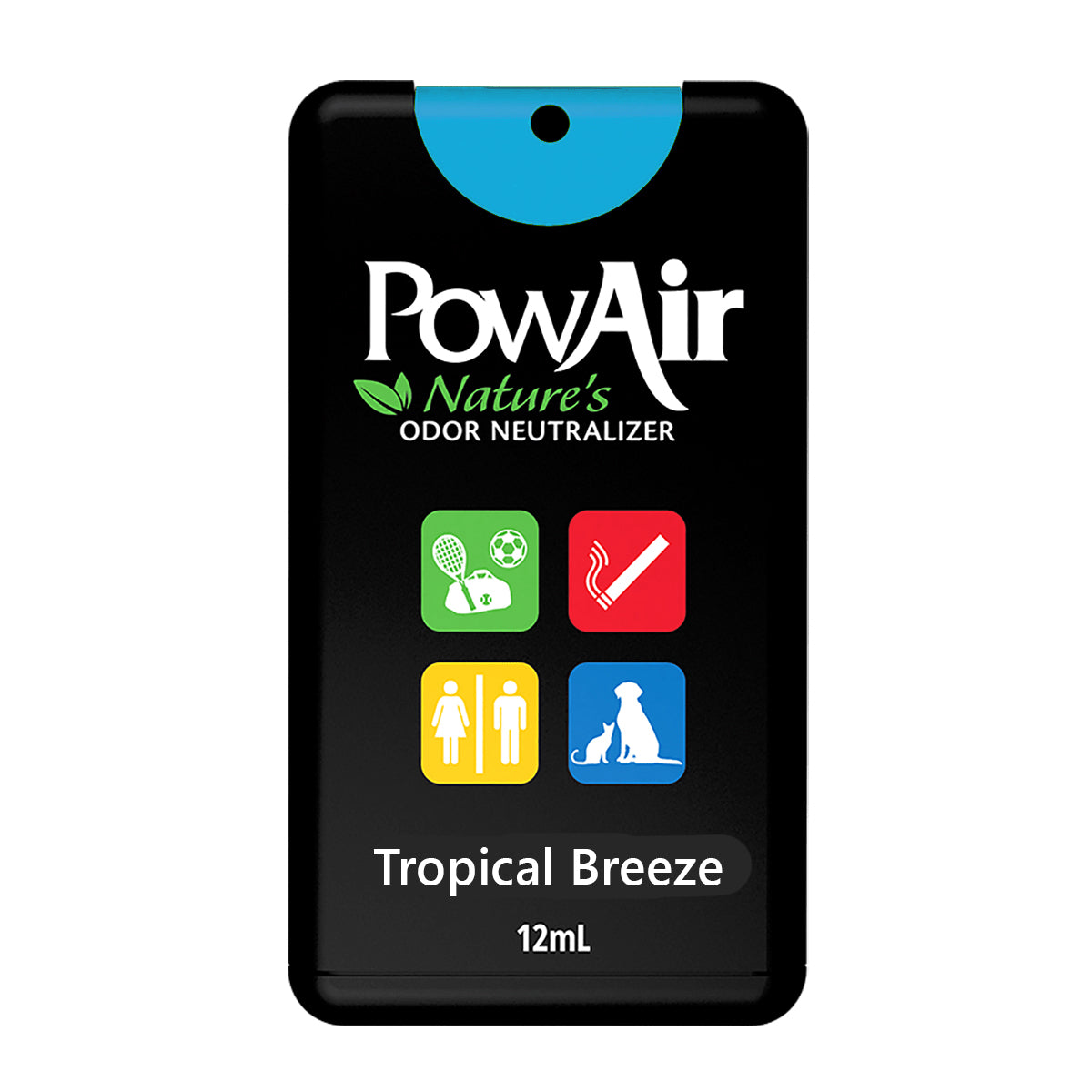 PowAir Spray Card Tropical Breeze – Kompakter Geruchsentferner für unterwegs 12 ml